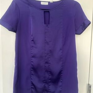 New York & Company Purple Blouse